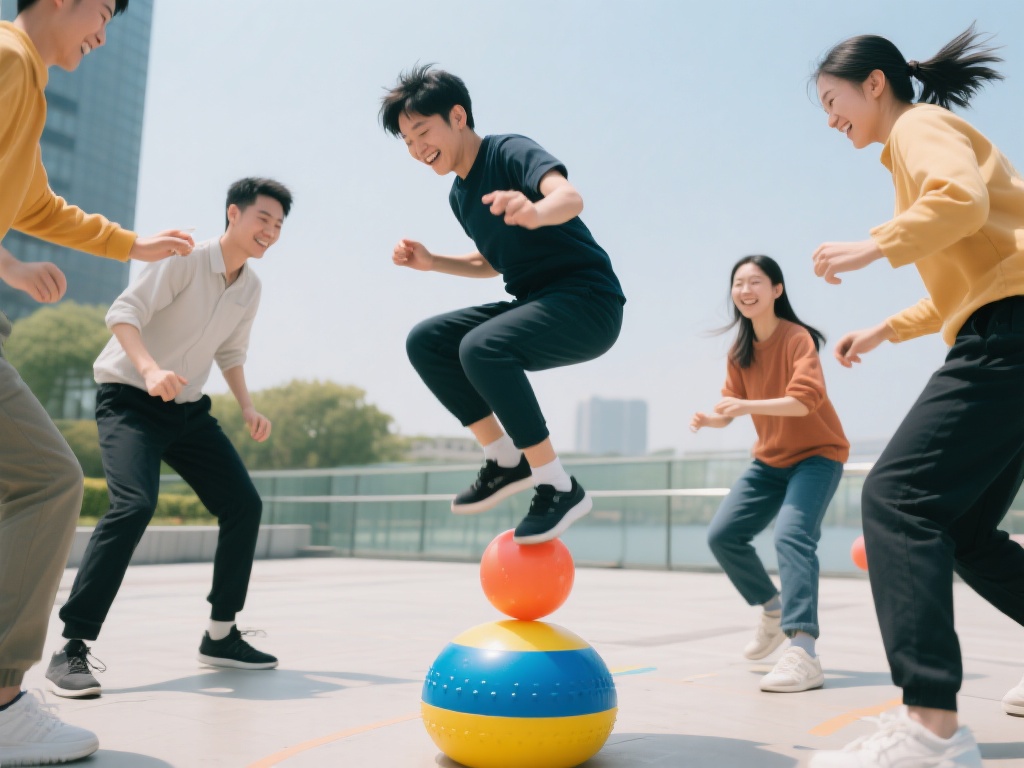 体育游戏爱的跳跳球 (体育游戏新宠：爱的跳跳球欢乐无限挑战） 